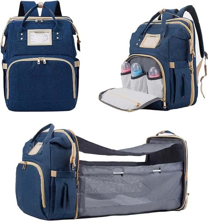 Diaper bag+ swing | 2 in 1 bag travel friendly 