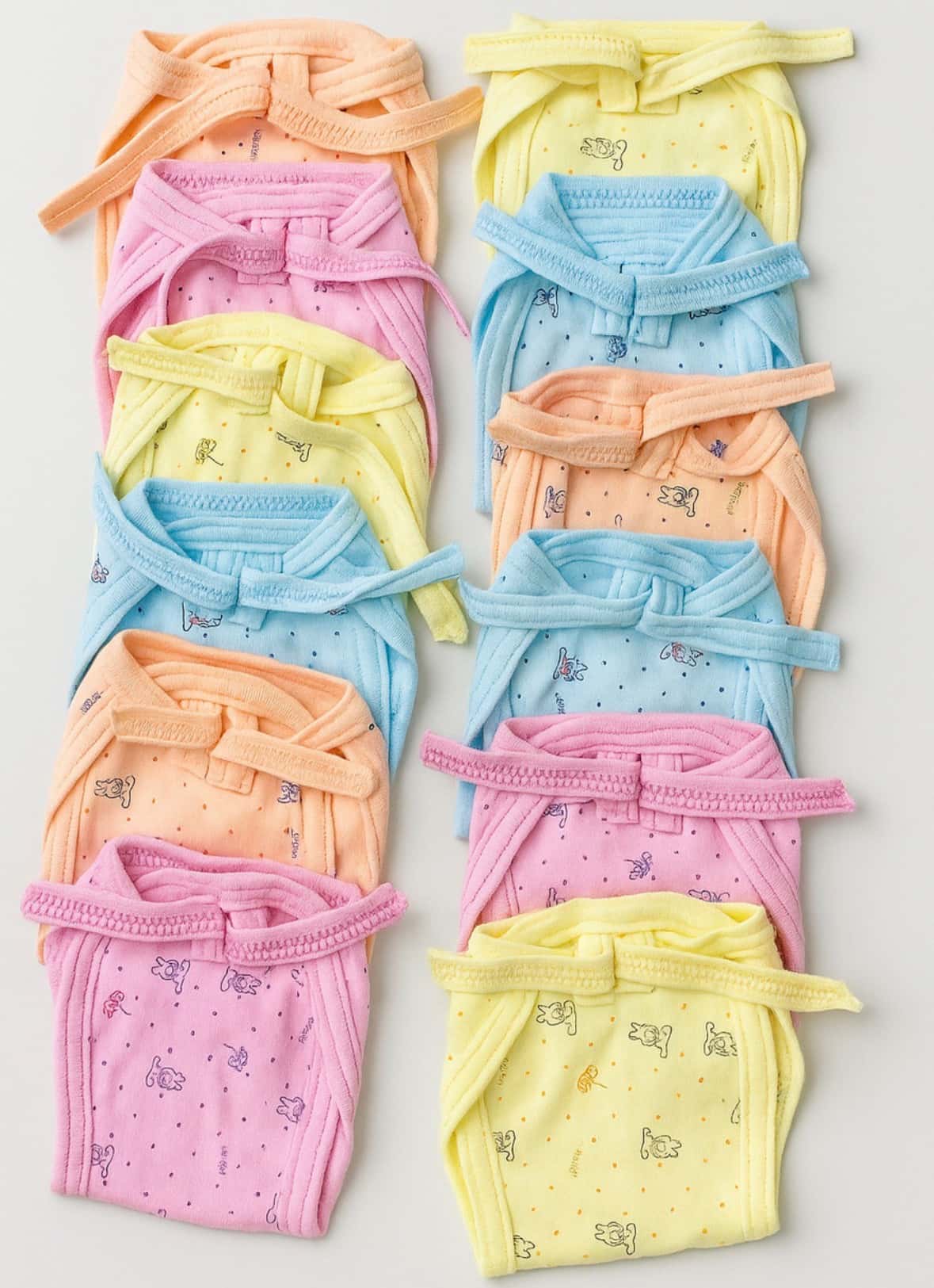 12 pcs cotton langot combo | nappies 