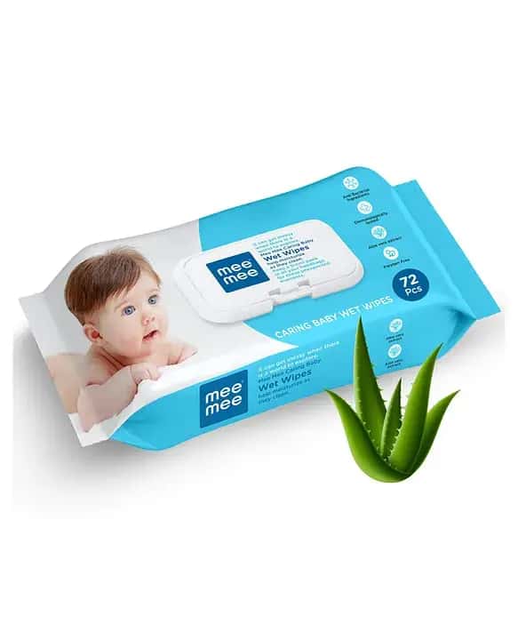 Mee mee wipes | pack of 2| 72 pcs in 1 pack 