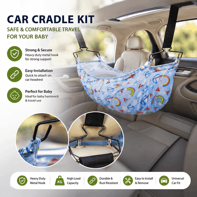 Baby car cradle kit for travelling 