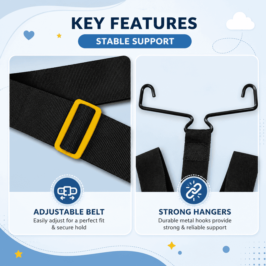 Baby car cradle kit for travelling 