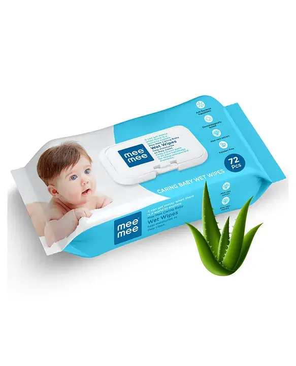 Mee mee wipes | pack of 2| 72 pcs in 1 pack 